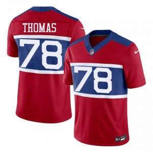 NY Giants Andrew Thomas #78 Men Exclusive Football Stitched Jersey - Red Edition 65114485