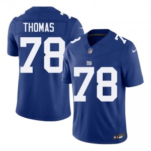 Big Blue Andrew Thomas #78 Men Moisture Wicking Football Embroidery Jersey - Royal Edition 60477289