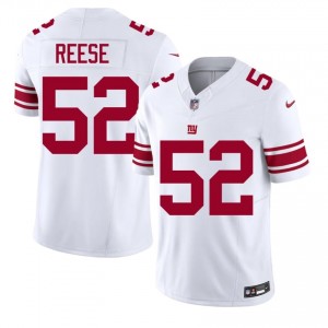 Arvell Reese NY Giants #52 Men Professional Football Stitched Jersey - White Edition 64645637
