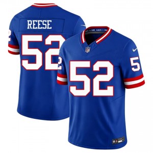 Arvell Reese Big Blue #52 Men Exclusive Football Embroidery Throwback Jersey - Royal Edition 87659828