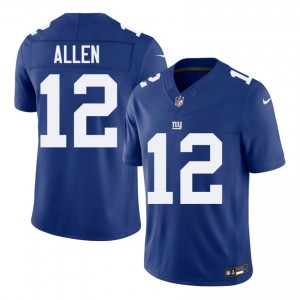 New York Giants Brandon Allen #12 Men Original Football Stitched Jersey - Royal Edition 91588271