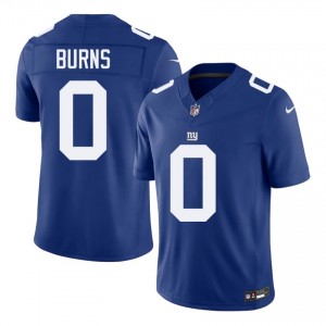 NYG Brian Burns #0 Men Gameday Football Sewn Jersey - Royal Edition 31321913