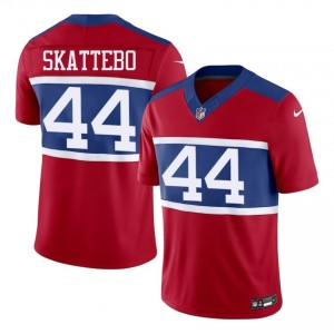 Giants Cam Skattebo #44 Men Limited Football Stitch Jersey - Red Edition 68288458