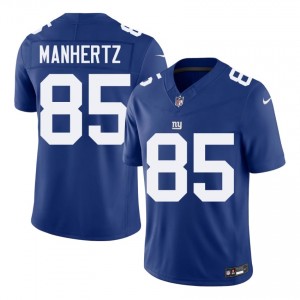 Big Blue Chris Manhertz #85 Men Iconic Football Embroidery Jersey - Royal Edition 54877416
