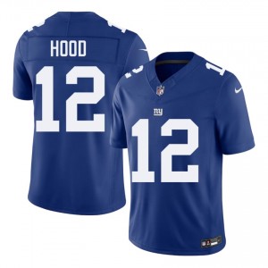 NY Giants Colton Hood #12 Men Limited Football Stitch Jersey - Royal Edition 70917783