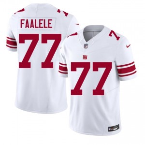 Daniel Faalele New York Giants #77 Men Classic Football Stitched Jersey - White Edition 97076841