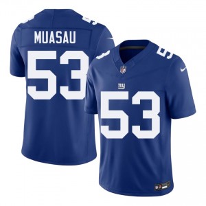 New York Giants Darius Muasau #53 Men Essential Football Stitched Jersey - Royal Edition 18725735