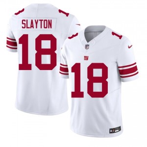 Darius Slayton Big Blue #18 Men Authentic Football Embroidery Jersey - White Edition 80248113
