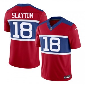NYG Darius Slayton #18 Men Premium Football Sewn Jersey - Red Edition 98929454