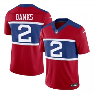 Big Blue Deonte Banks #2 Men Gameday Football Embroidery Jersey - Red Edition 91925454