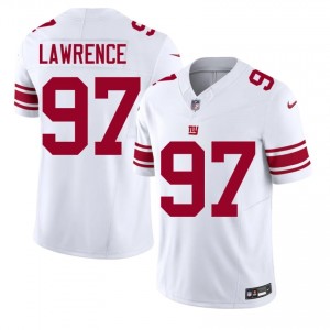 Dexter Lawrence New York Giants #97 Men Durable Football Stitched Jersey - White Edition 60110590