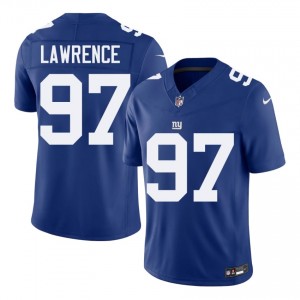 New York Giants Dexter Lawrence #97 Men Essential Football Embroidery Jersey - Royal Edition 66118358