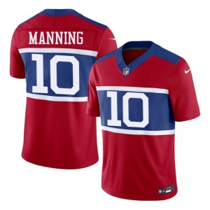 NYG Eli Manning #10 Men Original Football Sewn Jersey - Red Edition 32459403