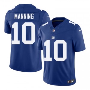 NY Giants Eli Manning #10 Men Classic Football Stitch Jersey - Royal Edition 37759195
