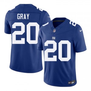 New York Giants Eric Gray #20 Men Player Football Embroidery Jersey - Royal Edition 36333514