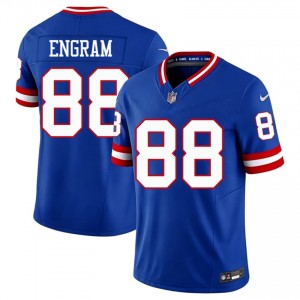 Evan Engram Big Blue #88 Men Pro Cut Football Embroidery Throwback Jersey - Royal Edition 22690843