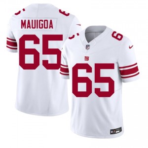 Francis Mauigoa Big Blue #65 Men Original Football Embroidery Jersey - White Edition 84206224