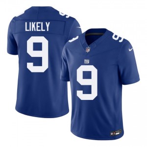 NYG Isaiah Likely #9 Men Player Football Sewn Jersey - Royal Edition 56219409