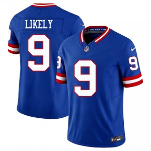 Isaiah Likely Big Blue #9 Men NFL Football Embroidery Throwback Jersey - Royal Edition 69329473