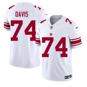 J.C. Davis NY Giants #74 Men Premium Football Stitched Jersey - White Edition 18833659