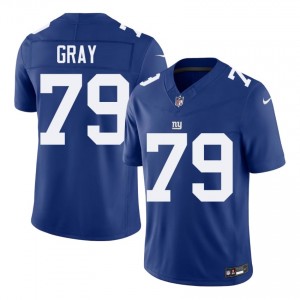 NY Giants Jarrod Gray #79 Men Iconic Football Stitched Jersey - Royal Edition 73644972