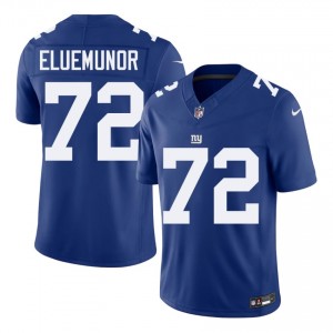 New York Giants Jermaine Eluemunor #72 Men NFL Football Stitched Jersey - Royal Edition 68794787