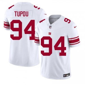 Josh Tupou Big Blue #94 Men Professional Football Embroidery Jersey - White Edition 45840246