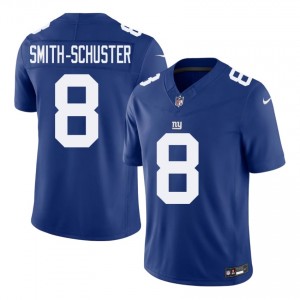 New York Giants JuJu Smith-Schuster #8 Men Authentic Football Embroidery Jersey - Royal Edition 40668187