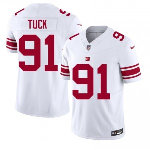 Justin Tuck NY Giants #91 Men Original Football Stitch Jersey - White Edition 55348440