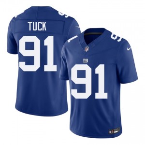 NY Giants Justin Tuck #91 Men Pro Cut Football Stitched Jersey - Royal Edition 24188663