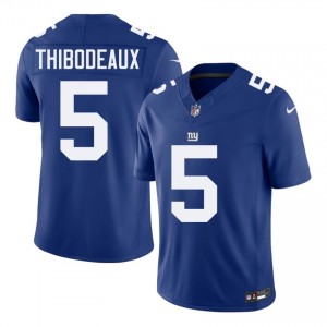 NYG Kayvon Thibodeaux #5 Men Iconic Football Sewn Jersey - Royal Edition 13274351