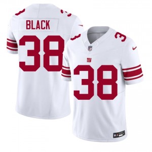 Korie Black NY Giants #38 Men Authentic Football Stitch Jersey - White Edition 65436091