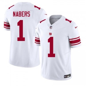Malik Nabers New York Giants #1 Men Exclusive Football Stitched Jersey - White Edition 44020607