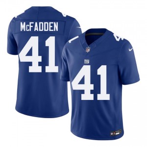 NY Giants Micah McFadden #41 Men Professional Football Stitched Jersey - Royal Edition 48431519