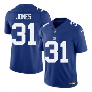 New York Giants Nic Jones #31 Men Exclusive Football Stitched Jersey - Royal Edition 21695853