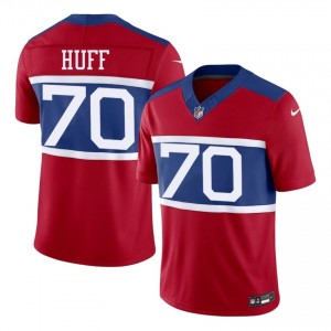 NY Giants Sam Huff #70 Men Elite Thread Football Stitch Jersey - Red Edition 11440236