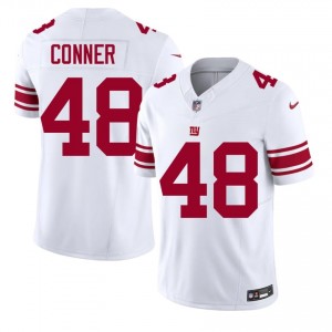 Tanner Conner NY Giants #48 Men Professional Football Stitch Jersey - White Edition 73220465