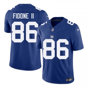 NY Giants Thomas Fidone II #86 Men Classic Football Stitched Jersey - Royal Edition 90714085