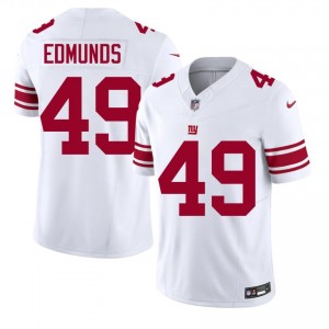 Tremaine Edmunds Giants #49 Men NFL Football Stitch Jersey - White Edition 67376026