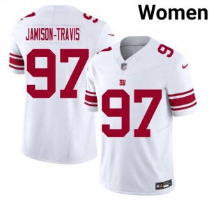 New York Giants Bobby Jamison-Travis #97 Women Gameday Football Stitched Jersey - White Edition 48044447