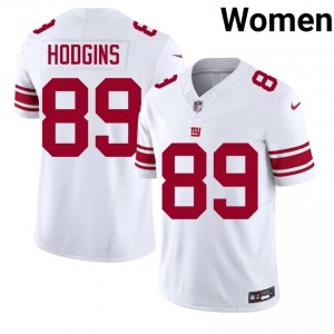 New York Giants Isaiah Hodgins #89 Women Classic Football Embroidery Jersey - White Edition 18622705