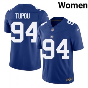 #94 Josh Tupou Big Blue Women Durable Football Embroidery Jersey - Royal Edition 82915862