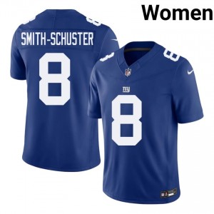 #8 JuJu Smith-Schuster New York Giants Women Original Football Stitched Jersey - Royal Edition 53017851