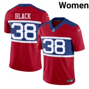 #38 Korie Black NYG Women Licensed Football Sewn Jersey - Red Edition 38972406
