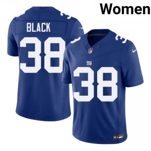 #38 Korie Black NY Giants Women Pro Cut Football Stitch Jersey - Royal Edition 73373655