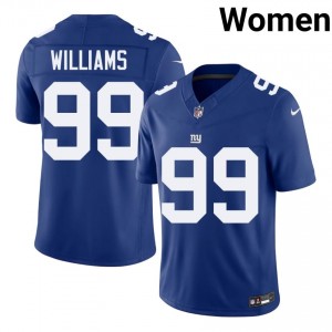 #99 Leonard Williams NY Giants Women Gameday Football Stitch Jersey - Royal Edition 53546696