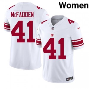 Big Blue Micah McFadden #41 Women Exclusive Football Embroidery Jersey - White Edition 20356624