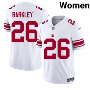 NY Giants Saquon Barkley #26 Women Exclusive Football Stitch Jersey - White Edition 74997623