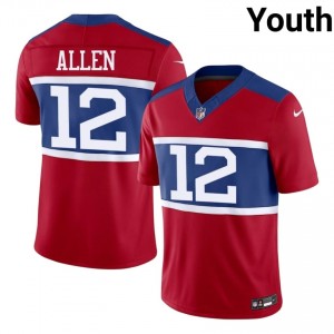 Brandon Allen New York Giants #12 Youth Essential Football Stitched Jersey - Red Edition 69118162