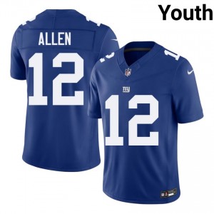 Brandon Allen NY Giants #12 Youth Gameday Football Stitched Jersey - Royal Edition 67283762